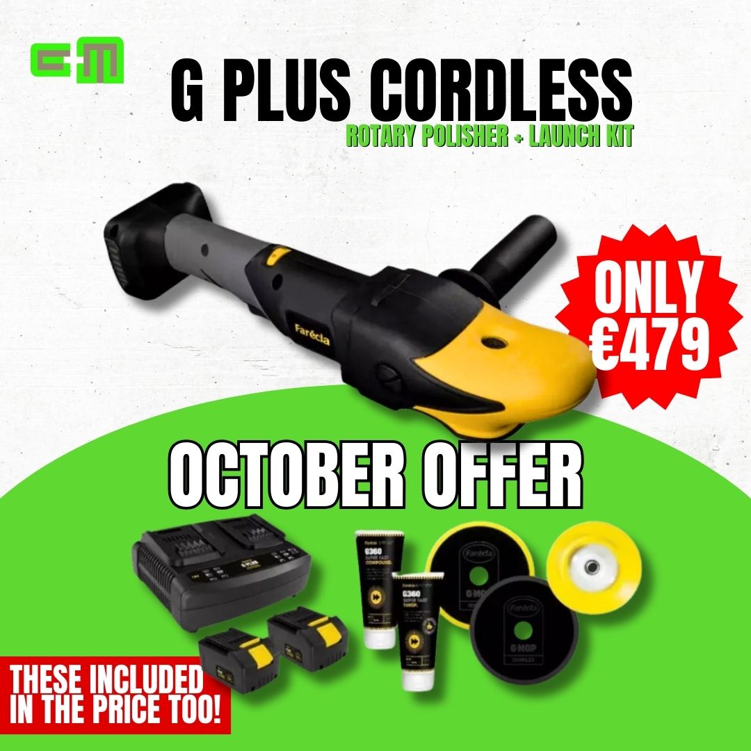 G PLUS Cordless Rotary Polishing Machine + Kit - Galdes & Mamo