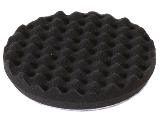 Polishing Foam Pad Ø 150 mm Black M Waffle - Galdes & Mamo