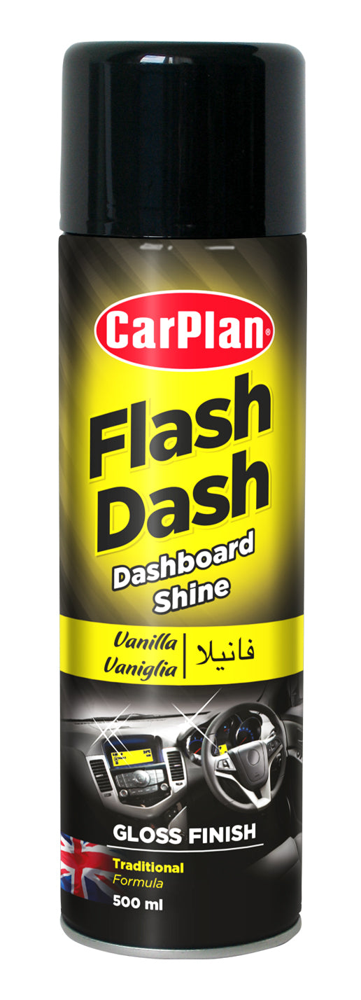500ML FLASH DASH DASHBOARD CLEANER VANILLA - Galdes & Mamo