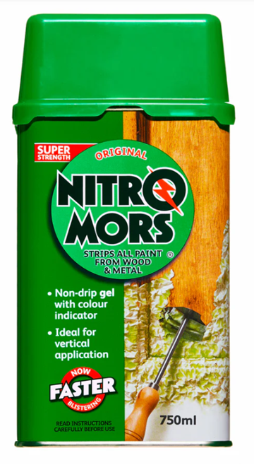 NITROMORS ORIGINAL PAINT & VARNISH REMOVER 750ML - Galdes & Mamo