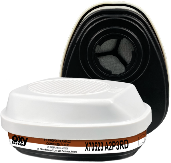 Oxyline OxyPro X70523 A2 P3 R D Cartridge Filter - Galdes & Mamo