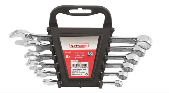 6-piece Combination Wrench Set