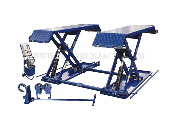 3 TON DOUBLE SCISSOR IN-GROUND LIFT - Galdes & Mamo