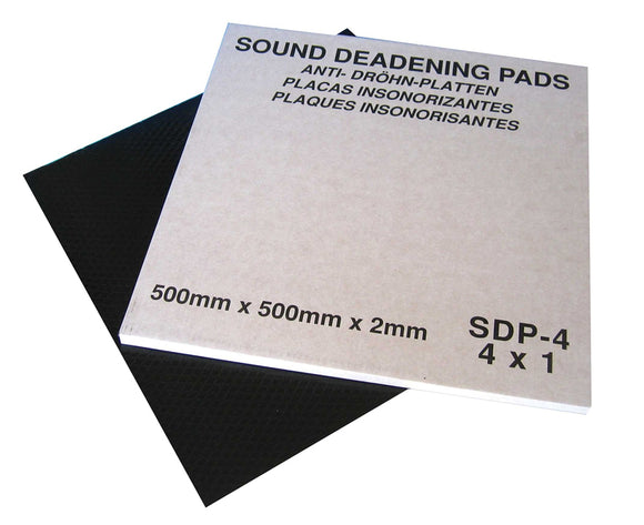 Starchem Sound Deadening Pads 500 x 500 (Pack of 4) LARGE - Galdes & Mamo