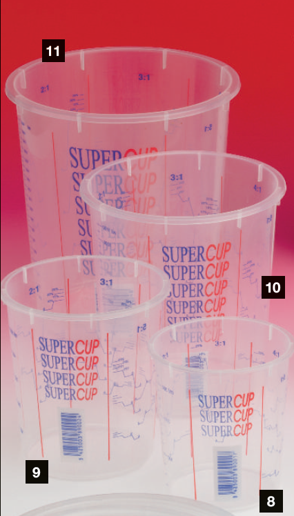 Paint Mixing cup 385cc to 6 litre - Galdes & Mamo