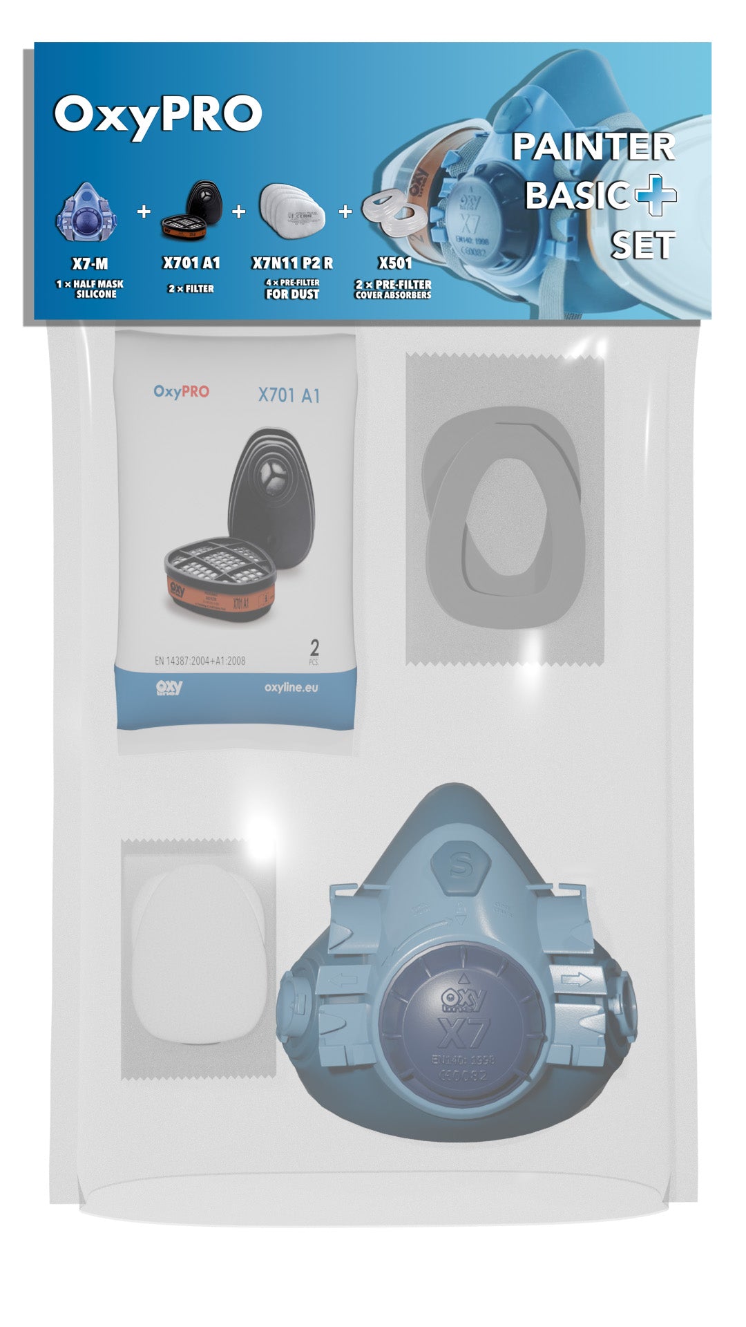 X7 M Basic Painter Mask A1 P2 - Galdes & Mamo