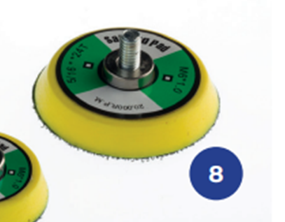 50mm diameter fast-fit backing pad