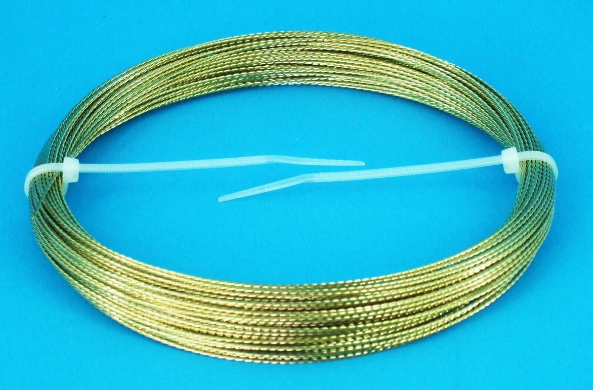 GOLD BRAIDED CHEESWIRE 22M PLUS HANDLES - Galdes & Mamo
