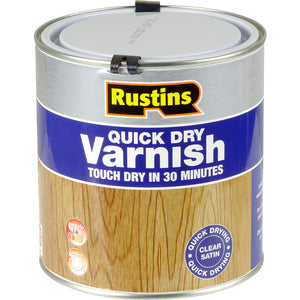 Quck Dry Varnish Satin Clear 1 litre - Galdes & Mamo