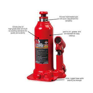 3 TON BOTTLE JACK IN BMC 118mm LIFT - Galdes & Mamo