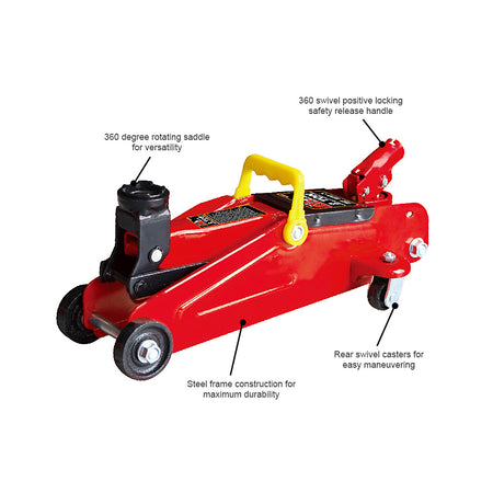 2T TROLLY JACK 140-340mm - Galdes & Mamo