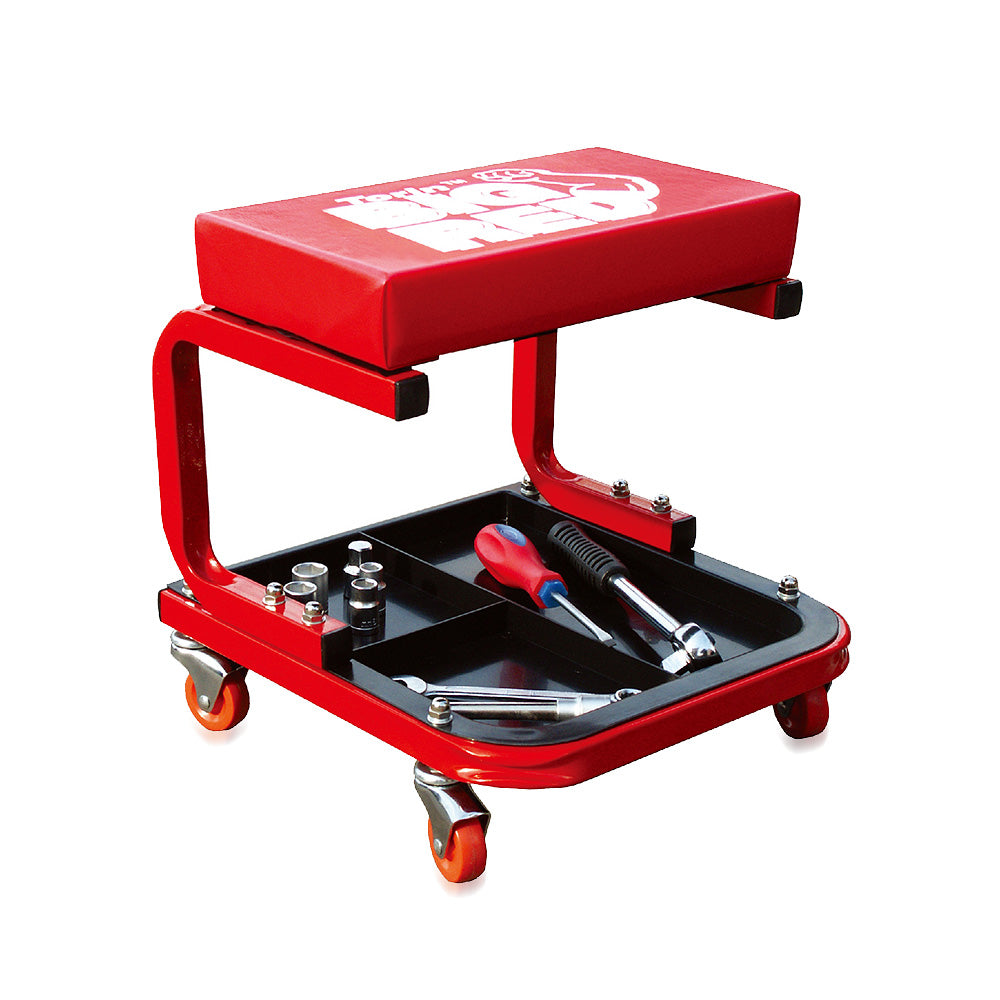 STEEL SEAT (STOOL) ON WHEELS - Galdes & Mamo