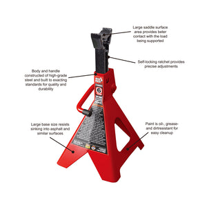 6T JACK STAND - PAIR - Galdes & Mamo