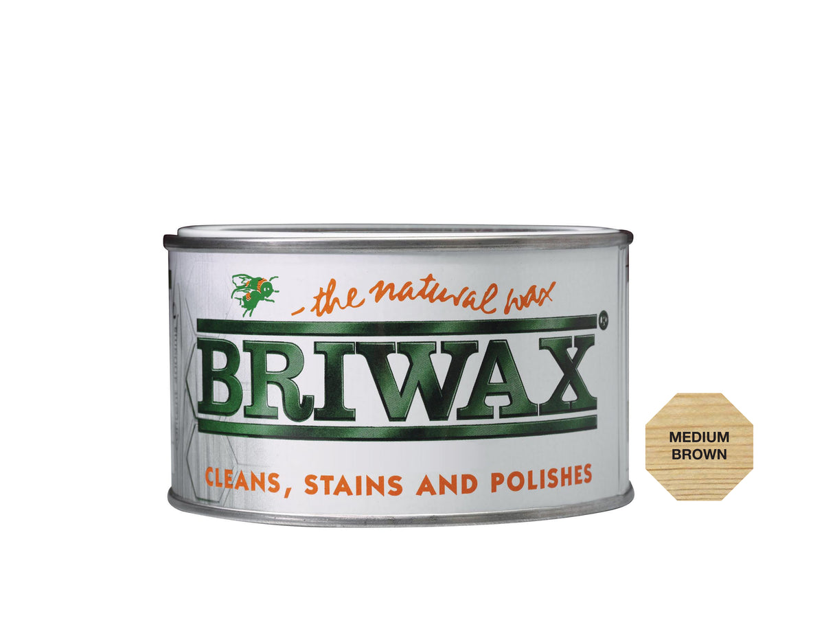 BRIWAX ORIGINAL MEDIUM BROWN 400 G - Galdes & Mamo