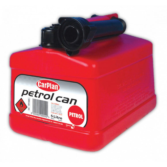 PETROL JERRY CAN  RED 5LT - Galdes & Mamo
