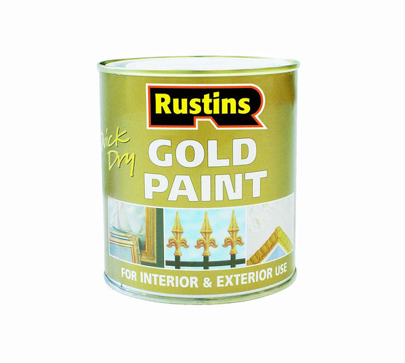 Quick Dry Metal Paint 500 ml - Gold - Galdes & Mamo