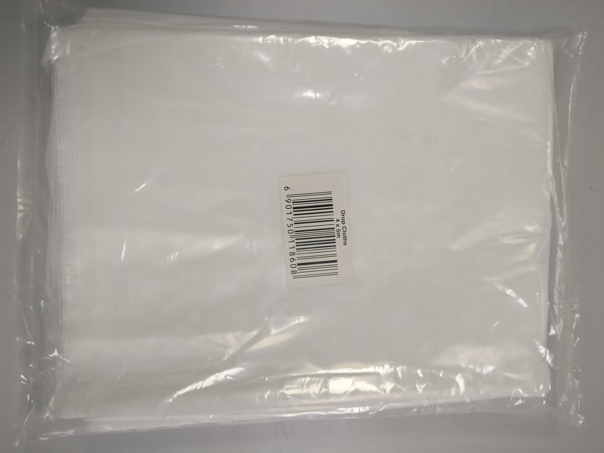Plastic Drop Cloth 4 x 5m - Galdes & Mamo