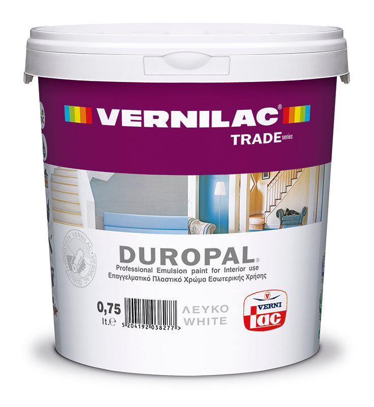 0.75 LT DUROPAL WHITE ACRYLIC INTERIOR - Galdes & Mamo