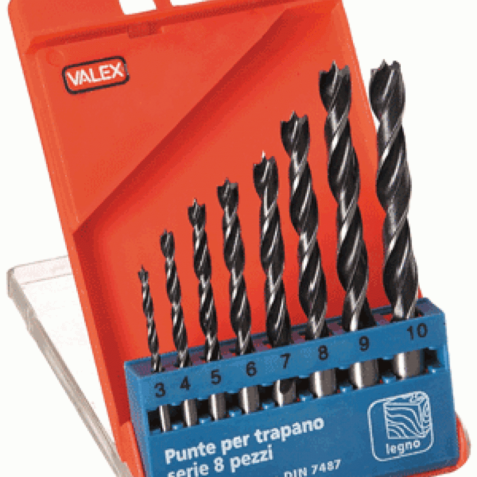 Set drill bits for wood 3 - 10mm - Galdes & Mamo