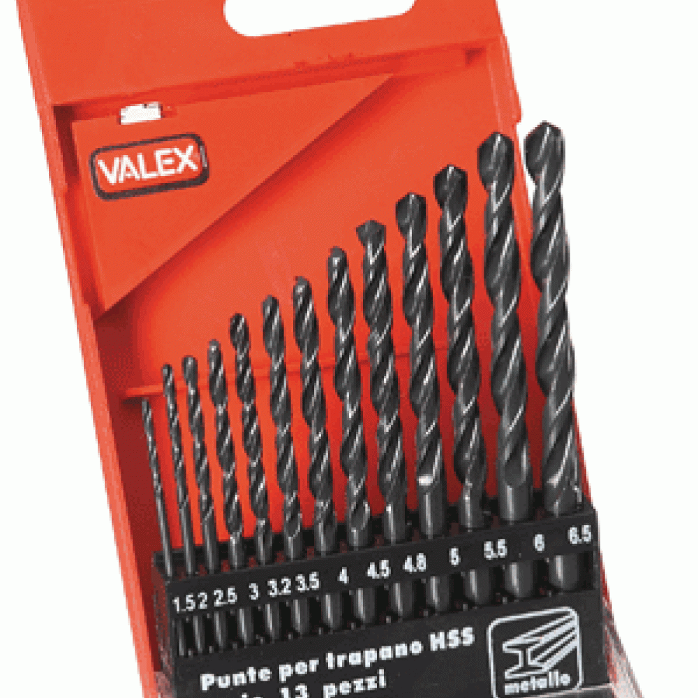 Set drill bits for metal 1.5 -6.5mm - Galdes & Mamo