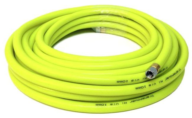 HI-VIZ YELLOW AIR HOSE 10M, 8MM BORE - Galdes & Mamo