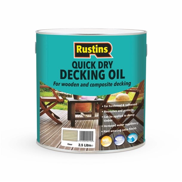 QUICK DRY DECKING OIL 2.5LT CEDAR - Galdes & Mamo