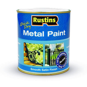 Quick Dry Metal Paint 500 ml - Black - Galdes & Mamo
