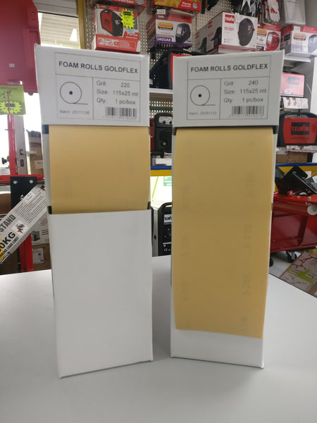 Sold by the Meter Foam Backed Abrasive Paper - Galdes & Mamo