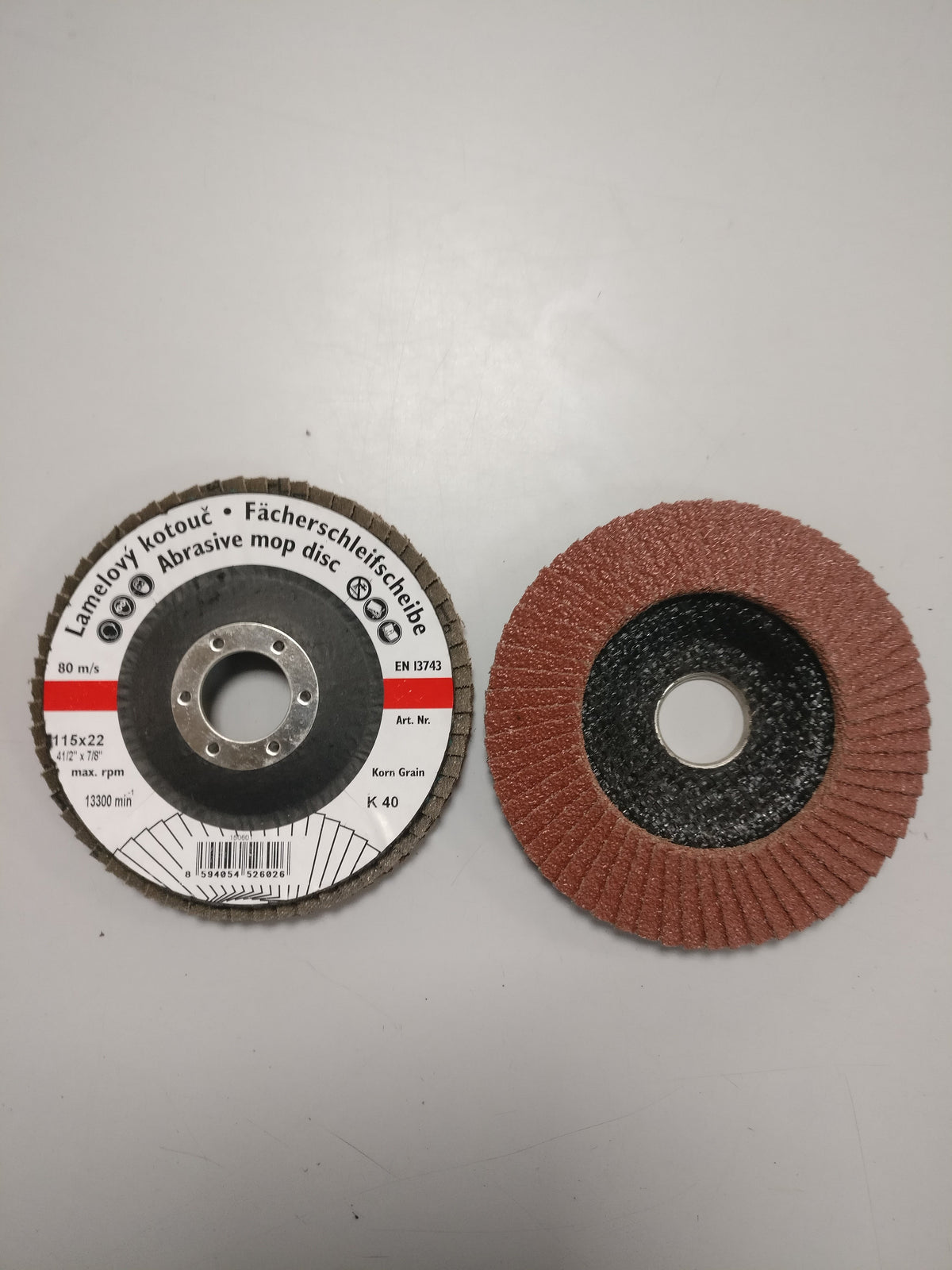 G40 Abrasive Mop Disc 115x22mm - Galdes & Mamo