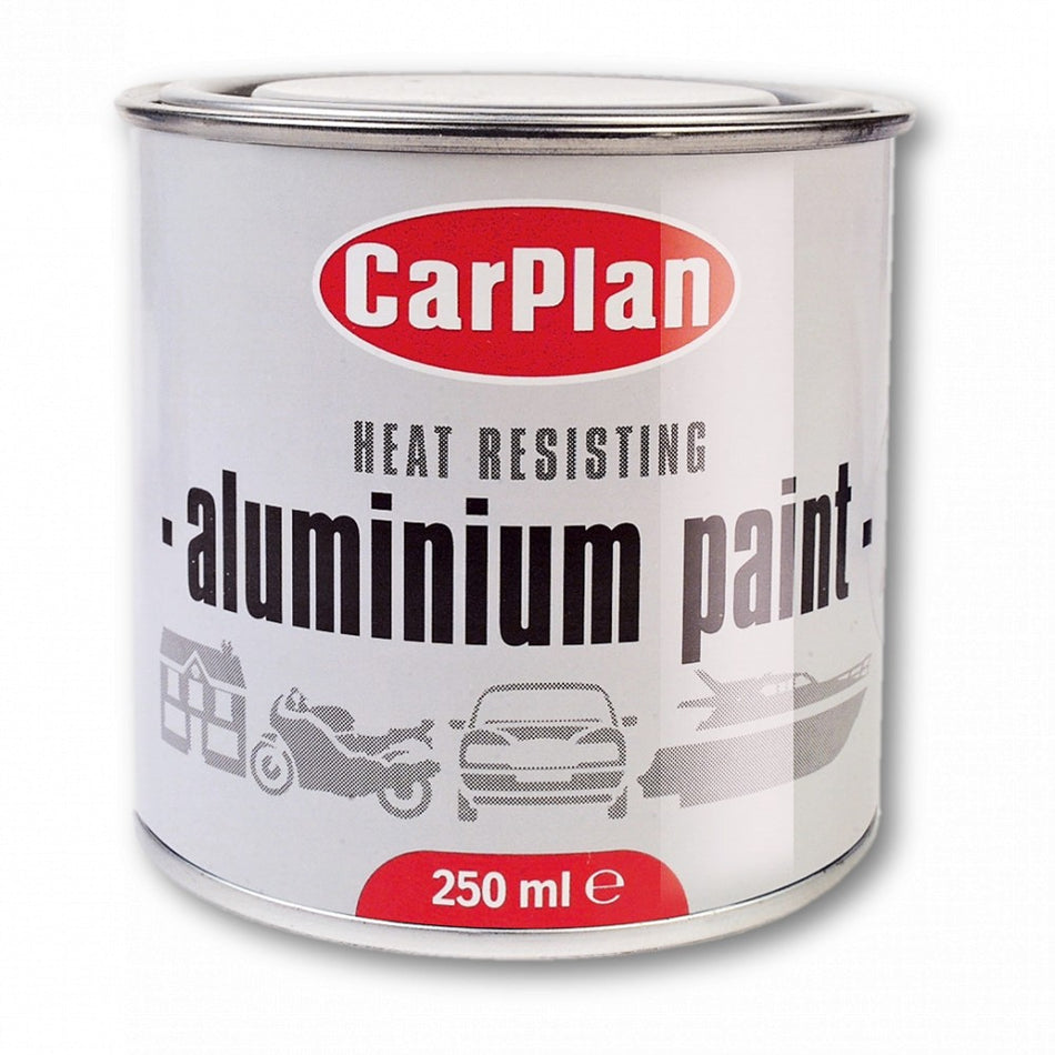 Heat Resistant Aluminium Paint 250ml - Galdes & Mamo