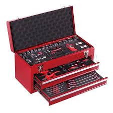 92 PC Mechanical Tool Set in Metal Tool Box - Galdes & Mamo