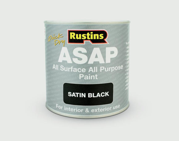Quick dry ASAP Paint 250ml - Satin Black - Galdes & Mamo