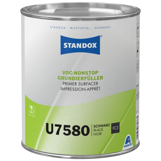 Standox VOC Nonstop Primer Surfacer U7580 (black) - Galdes & Mamo